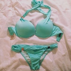 Victoria's Secret Aqua Push Up Bikini ✨