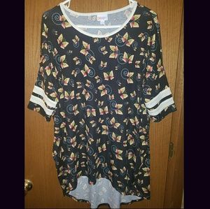 Lularoe Butterfly Ringer Irma