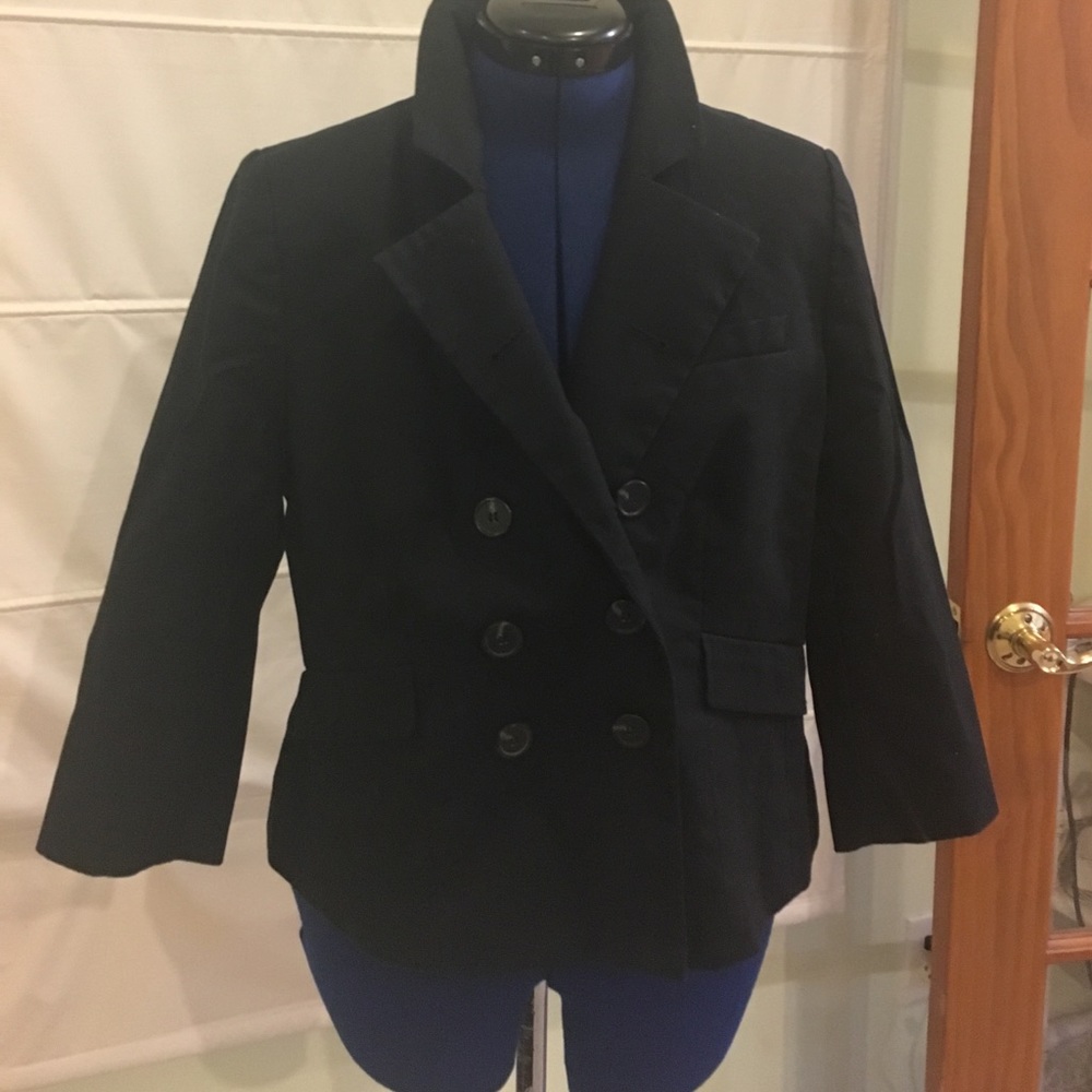 Black Double Breasted Blazer