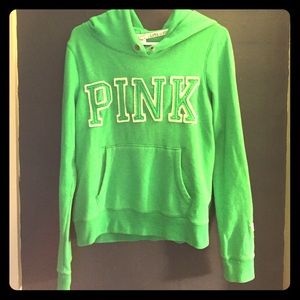 💋PINK green hoodie
