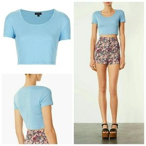 Topshop Basic crop top
