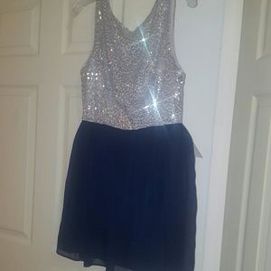 Brand-new sequenced cocktail dress