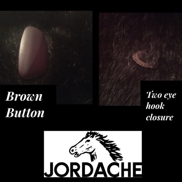 VINTAGE JORDACHE  Black Fur Coat - Picture 6 of 9