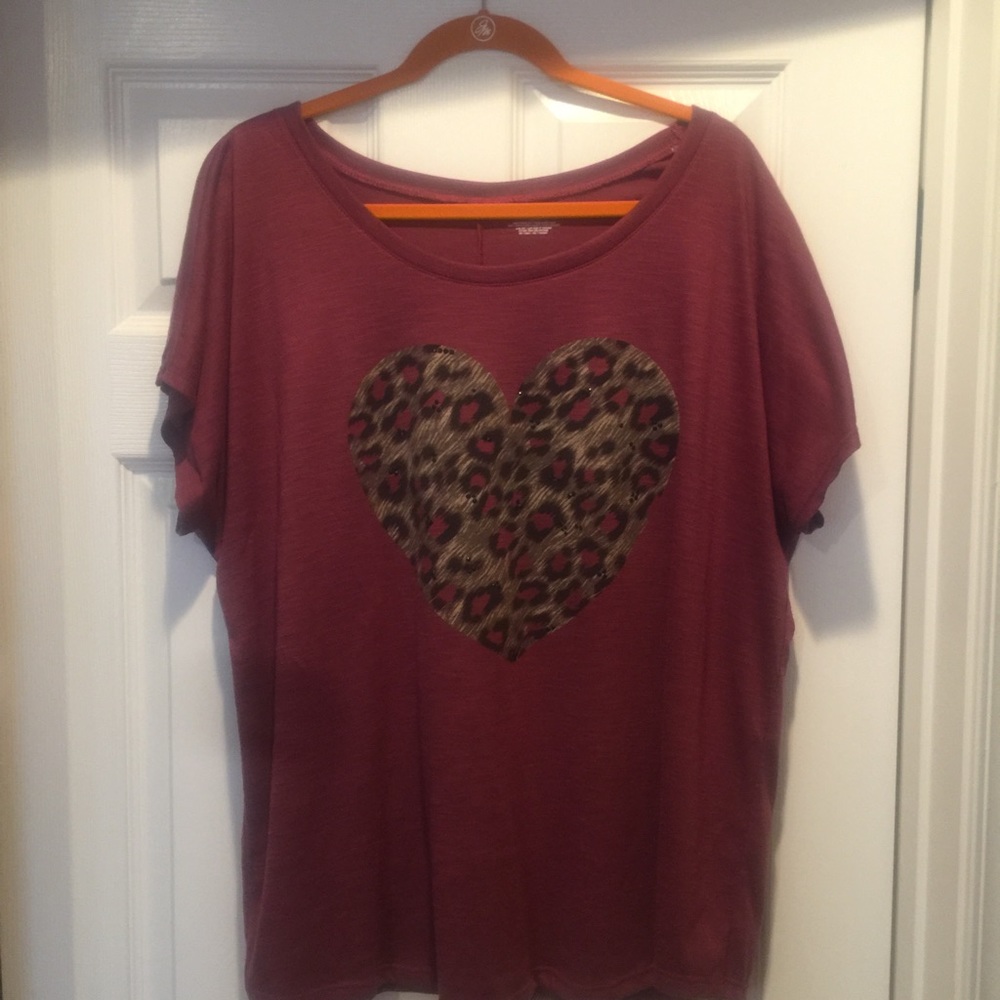 Lane Bryant Heart T-Shirt