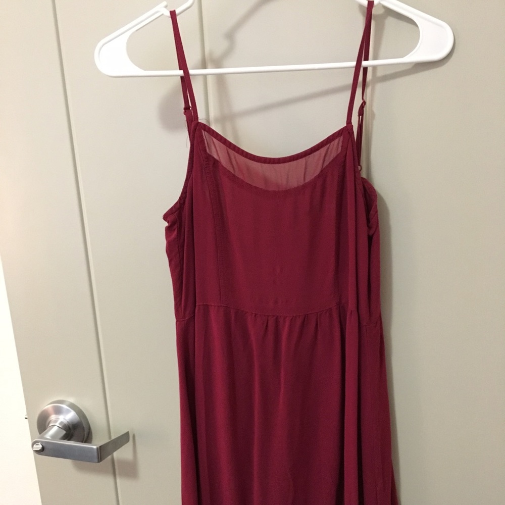 H&M maroon dress