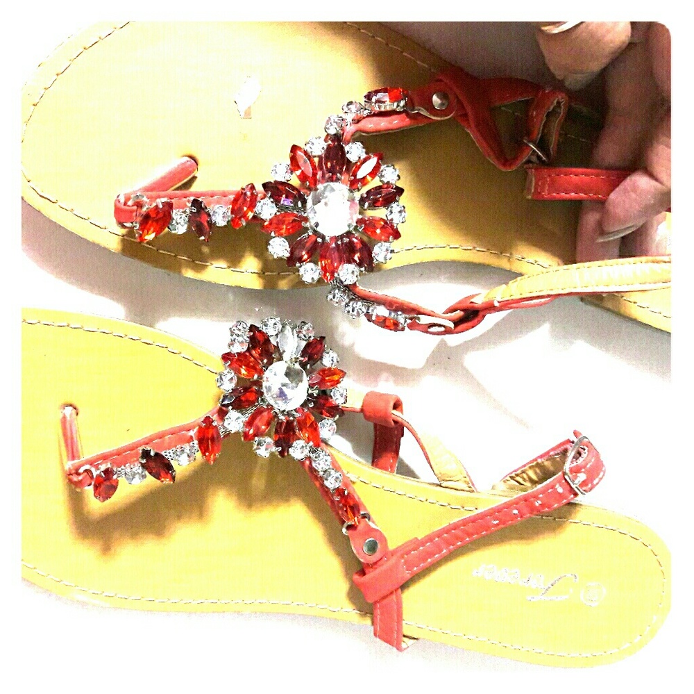 Rhinestone sandals