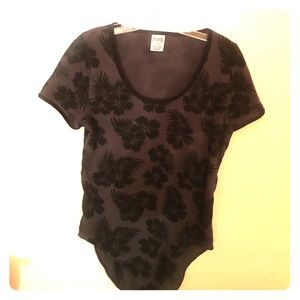 Flower Printed Body Suit