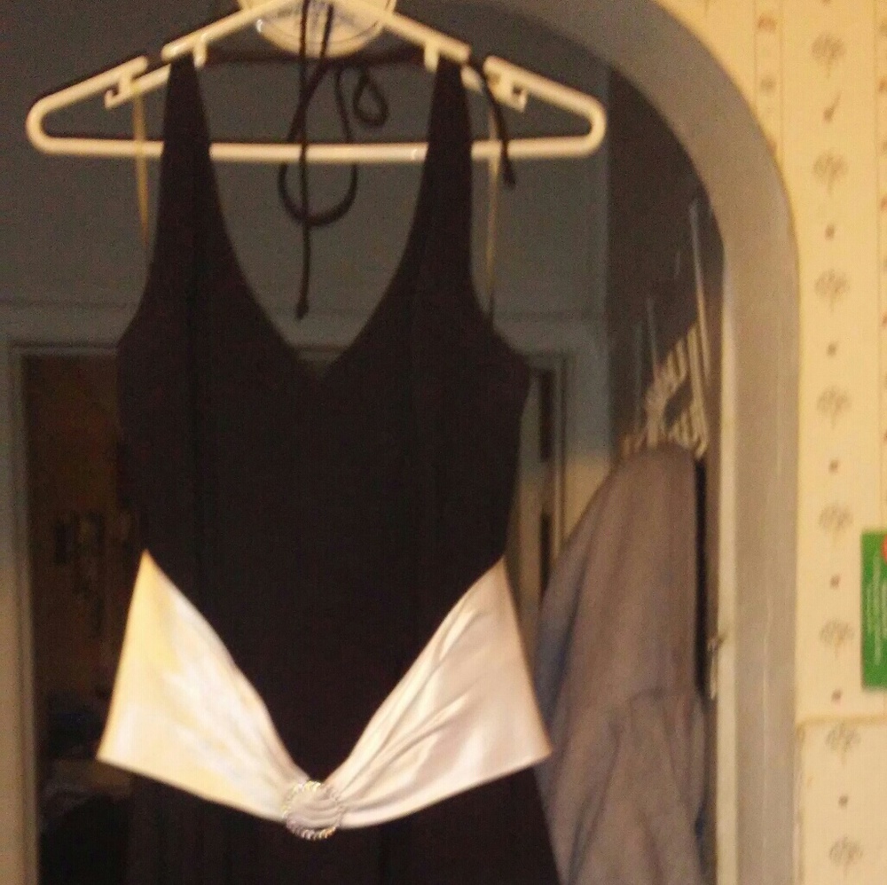 Black and white dress