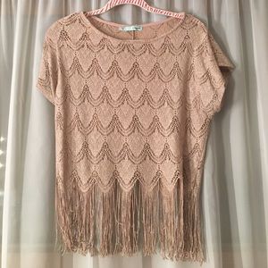 maurices Blush sparkle shirt