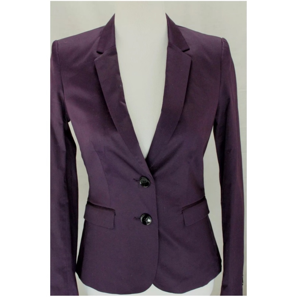 Dark purple H & M blazer women's 8