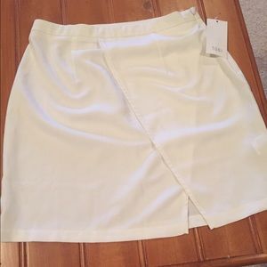 white envelope skirt