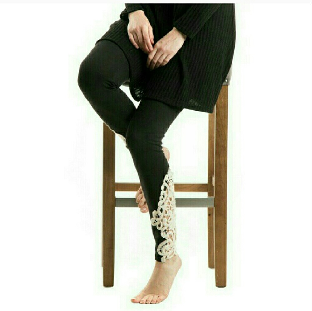 Crochet Patch Leggings