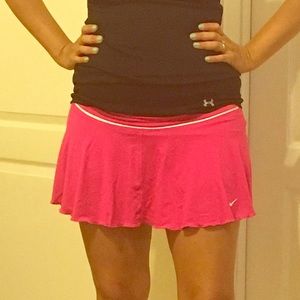 Hot Pink Nike Tennis Skirt Size Large
