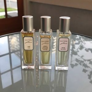 Set of three Laura Mercier gourmand fragrances