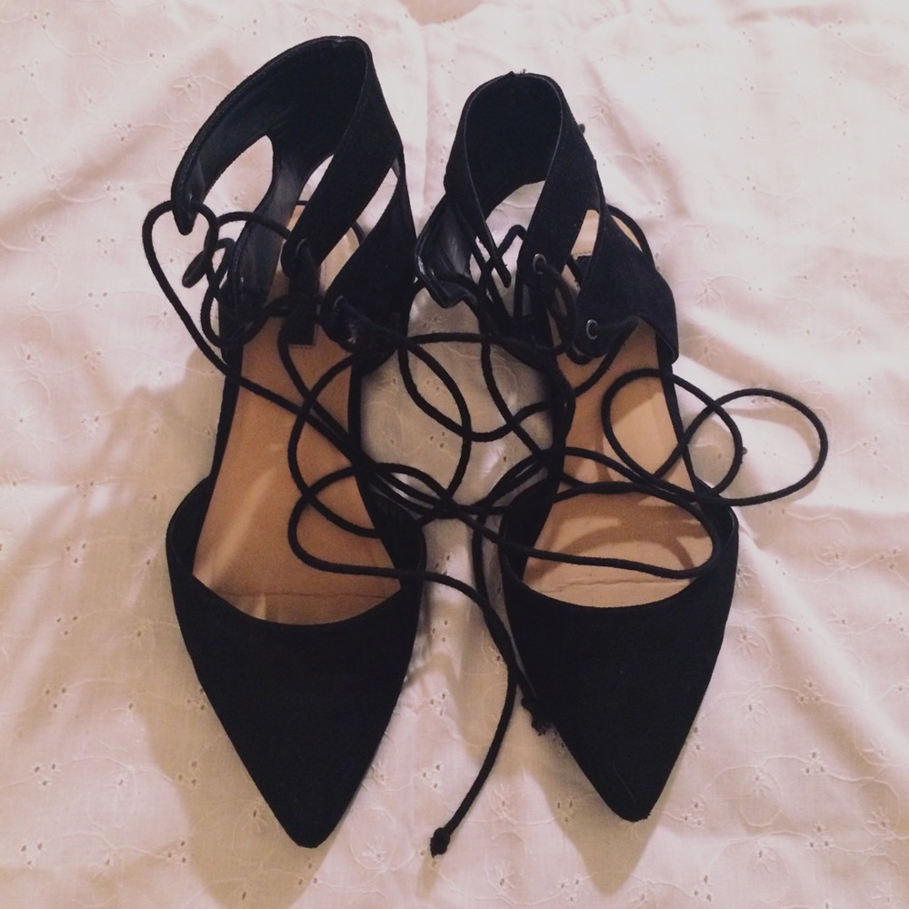 Forever XXI Lace Up Flats✨