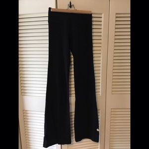 Lululemon black flared leg yoga pants