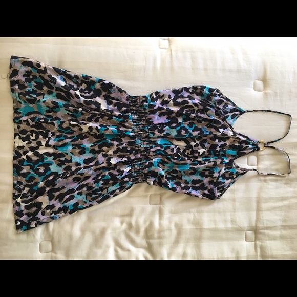 Karina Grimaldi Cheetah Silk Dress