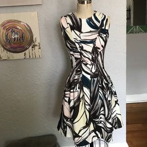 h&M Tropical print dress