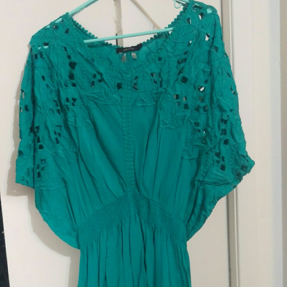 Teal Beach Dress