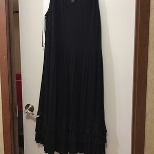 Lane Bryant black maxi dress