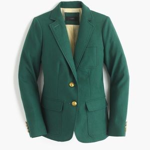 Petite Rhodes Blazer • Linen • Dark Forest