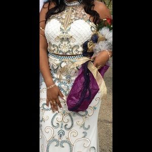 Jersey Fitted Rachel Allan Prom Dress