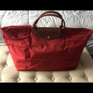 Longchamp Le Pliage Nylon Weekender