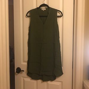Madewell Olive Green Shift Dress