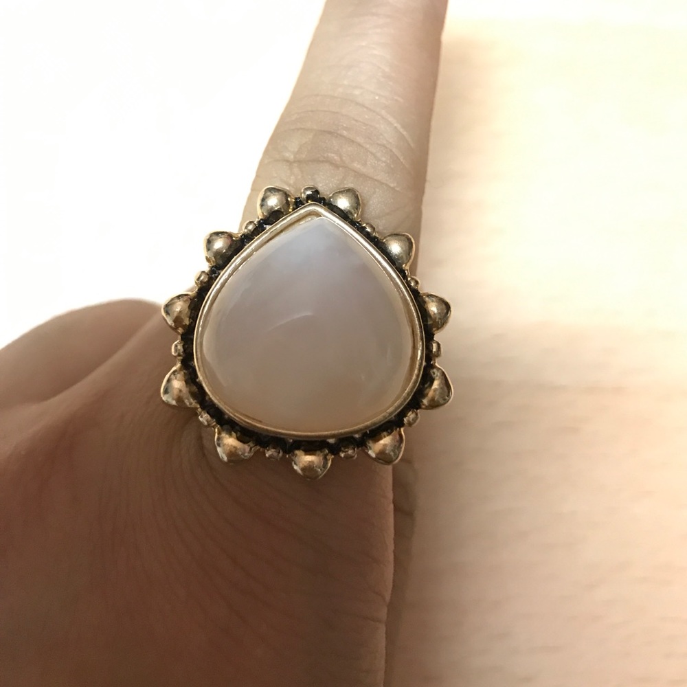Light Pink Quartz Ring