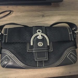 Coach black purse