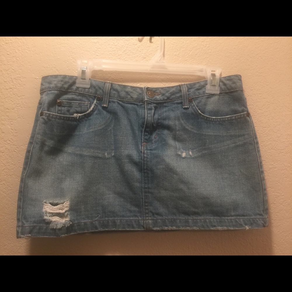 Sexy Lux mini denim skirt sz30