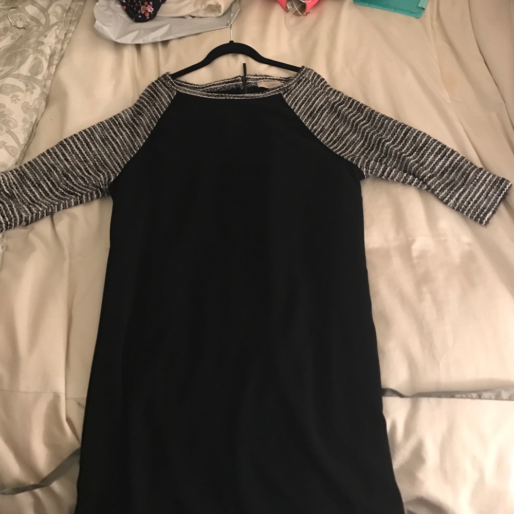 Loft Textured Sleeve Dress