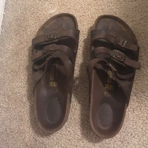 Birkenstock Florida Leather Sandals size 39