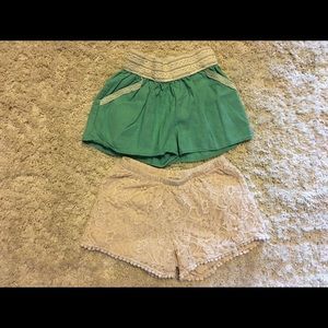 2 Pair Girls Shorts
