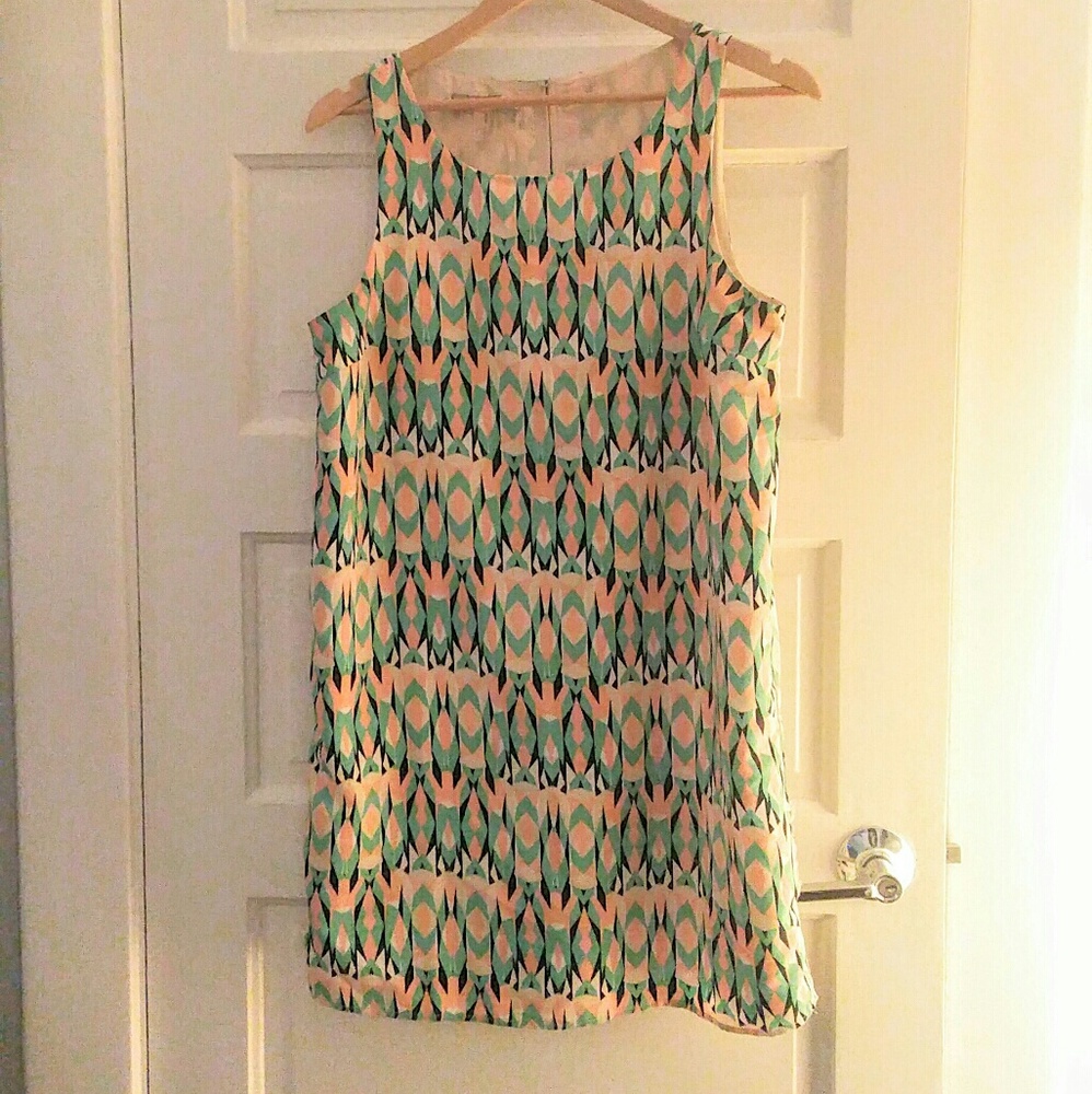 Multi colored retro style dress!