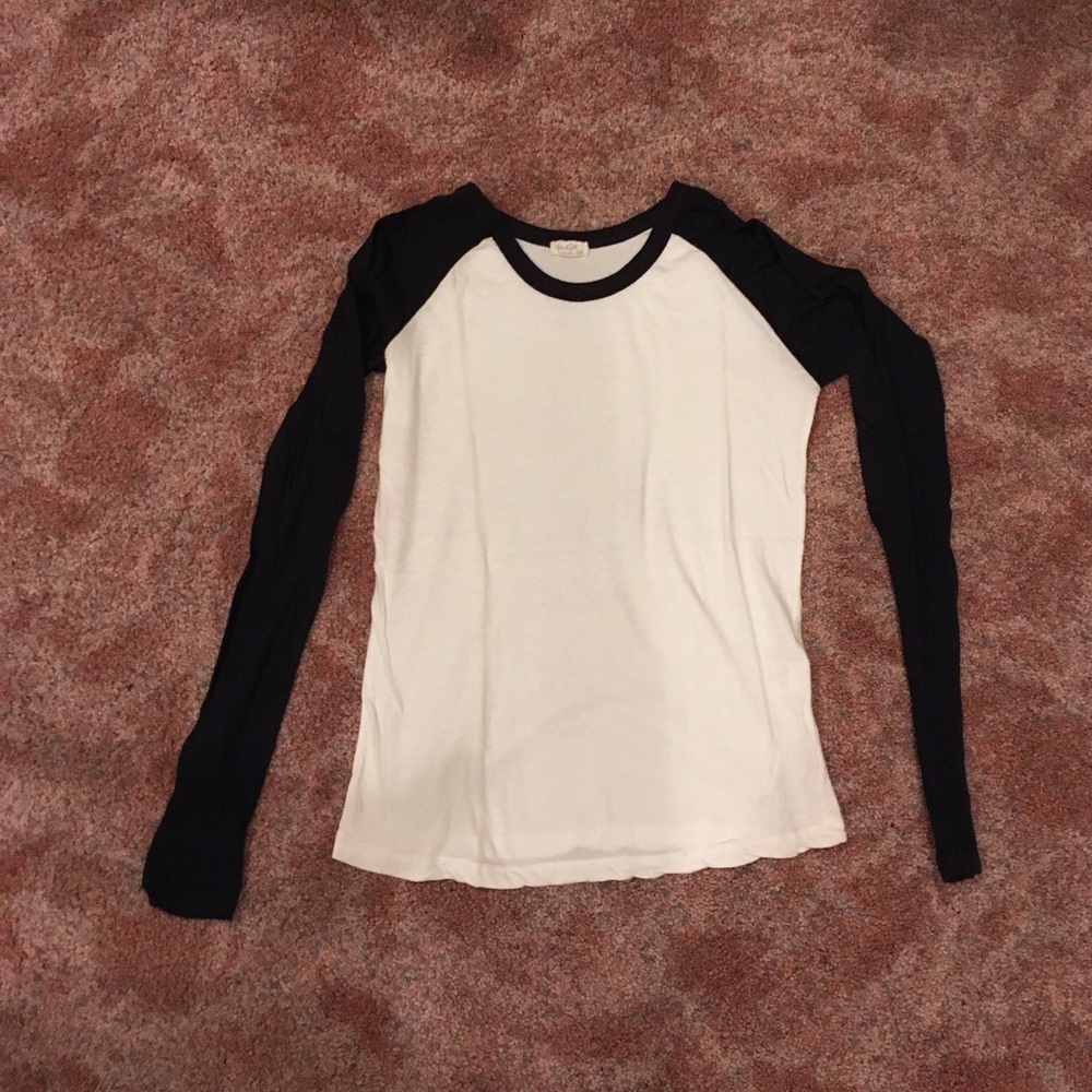 Brandy Melville Baseball Long Sleeve Tee