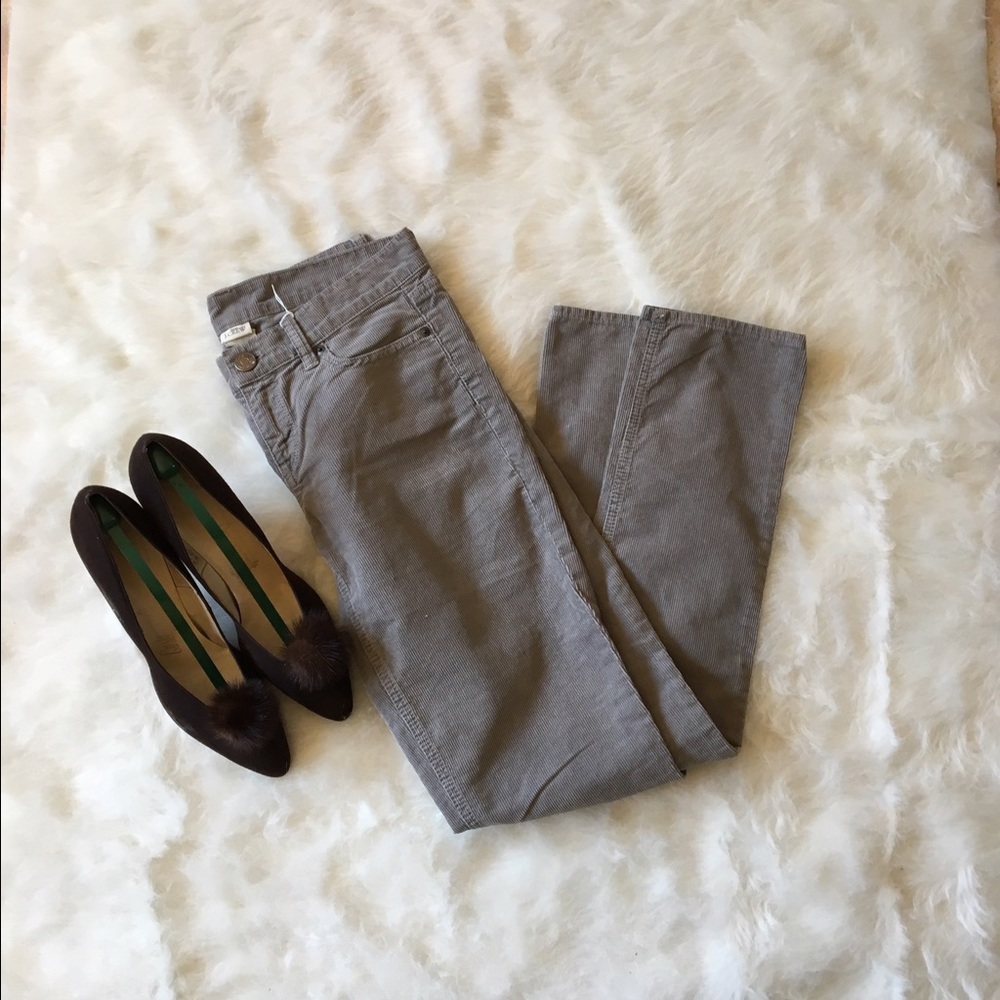 J. Crew Gray Corduroy Pants size 24