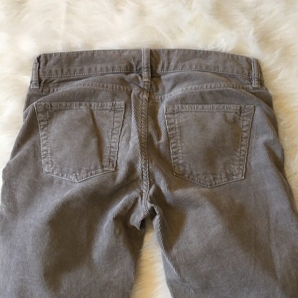 J. Crew Gray Corduroy Pants size 24 - Picture 5 of 5