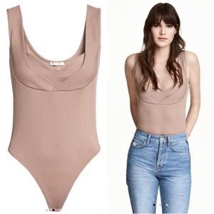 H&M Ribbed Jersey Bodysuit