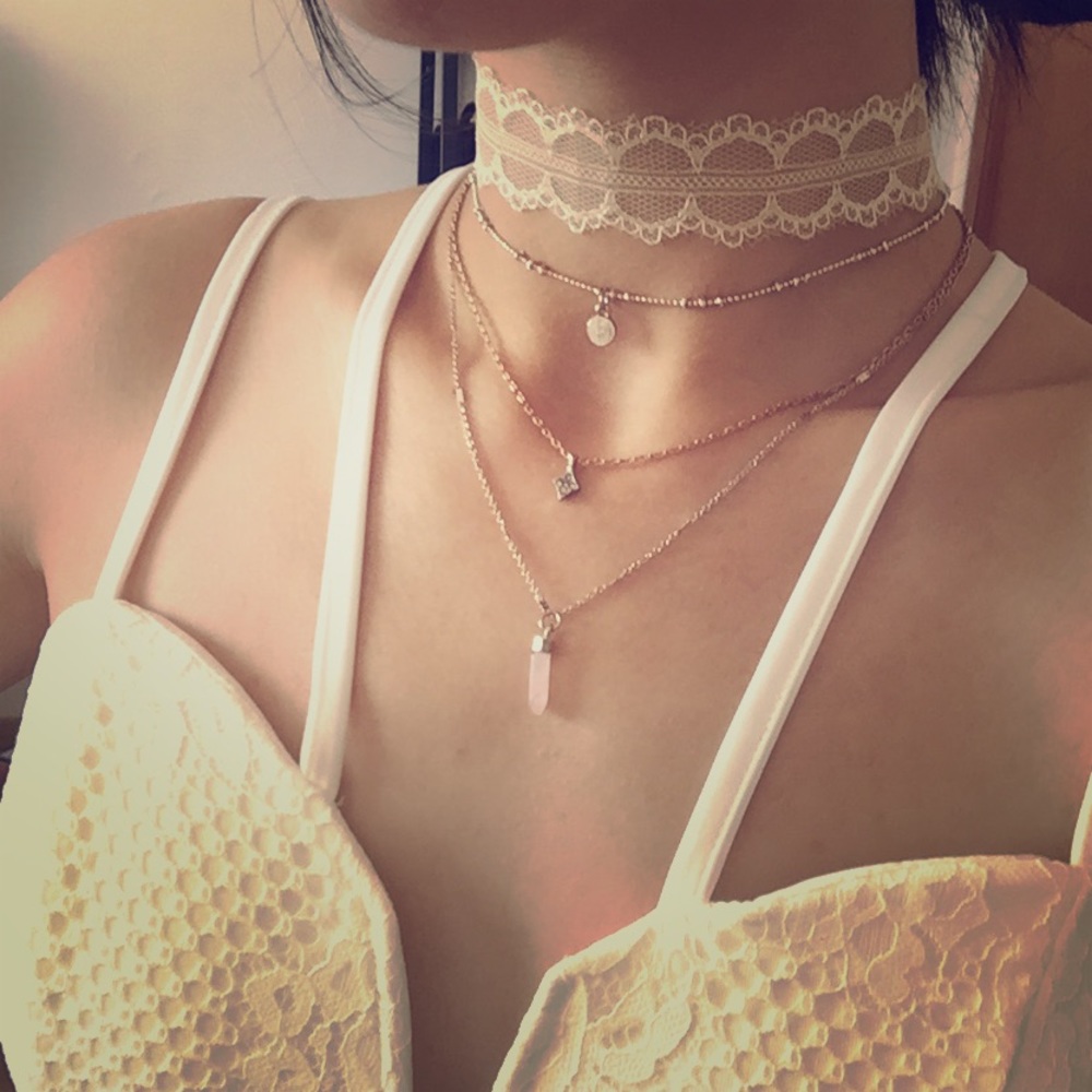 Nasty Gal Lace Choker