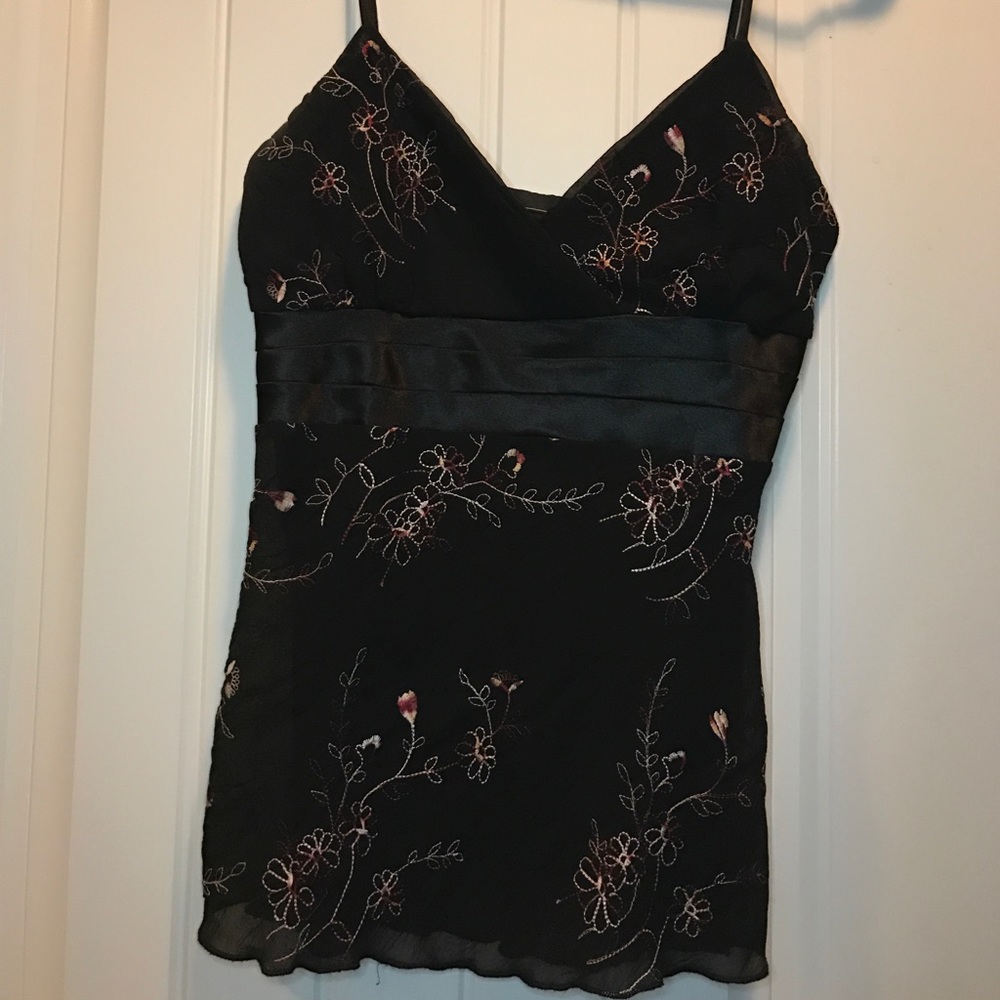 Black dressy spaghetti strap