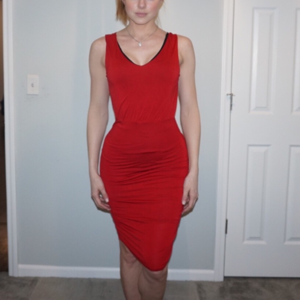 Red French Connection dress
