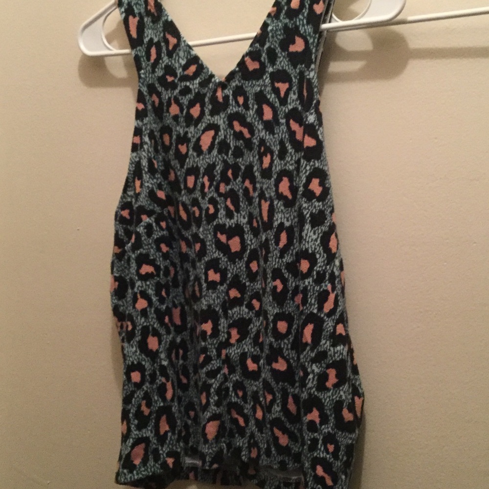 Leopard print tank top (dressy)