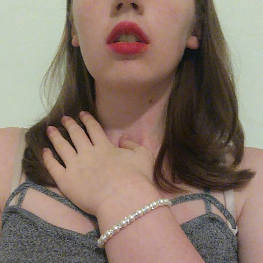 Handmade Pearl and Crystal bracelet