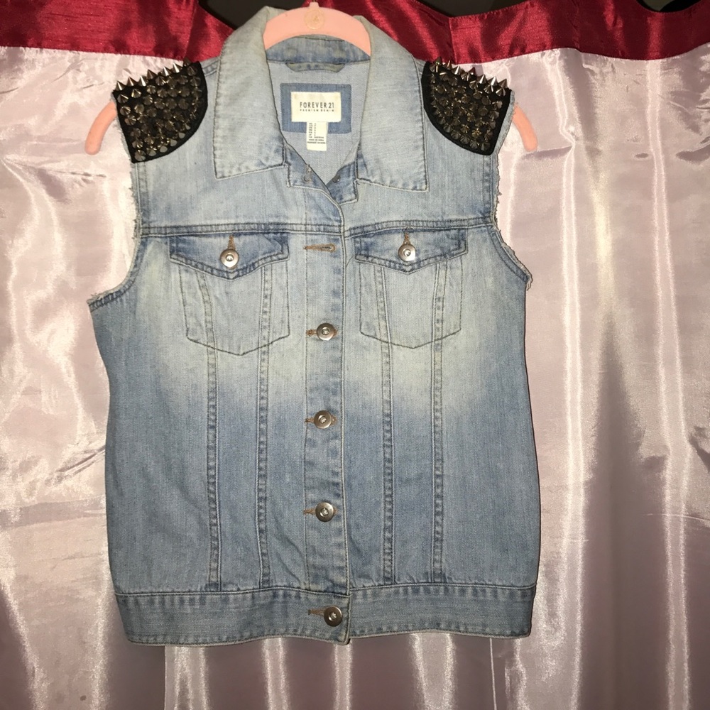 edgy Forever 21 vest