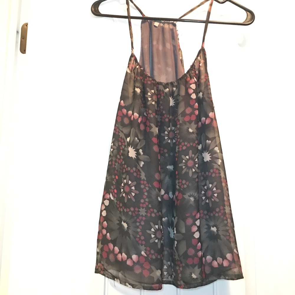 Black loose fit top sz S