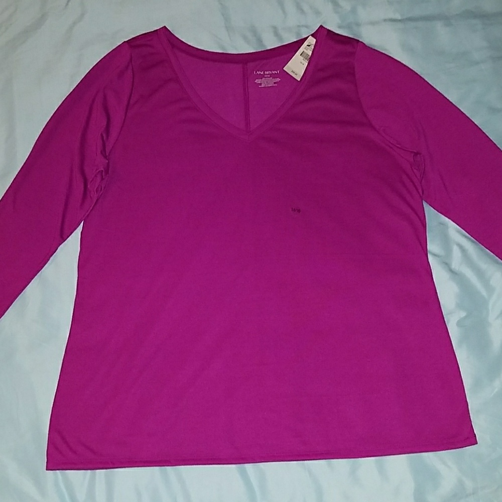 *SALE* NWT Purple Lane Bryant Long Sleeve V-Neck