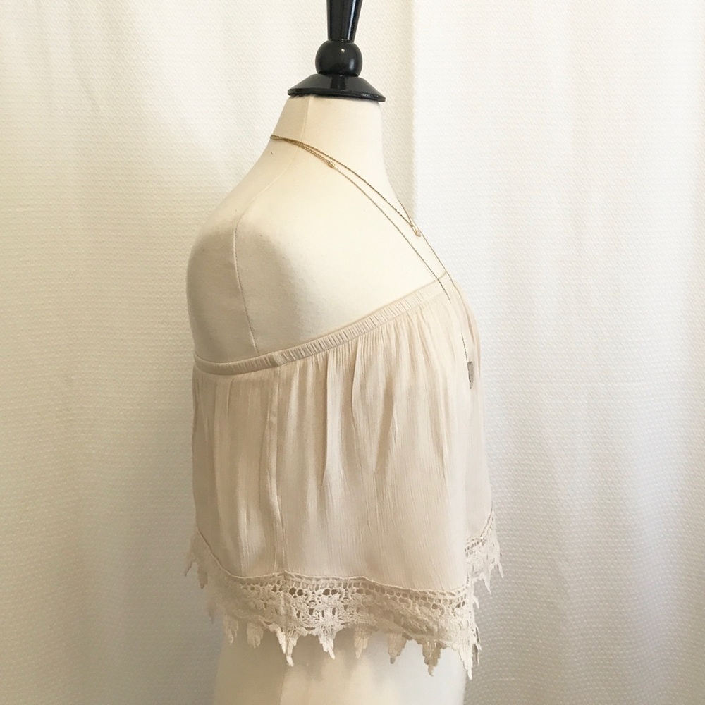 Cream Crochet Top - Picture 6 of 7