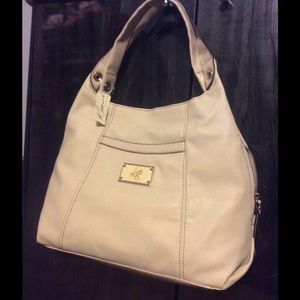 Kim Rogers Ivory tote