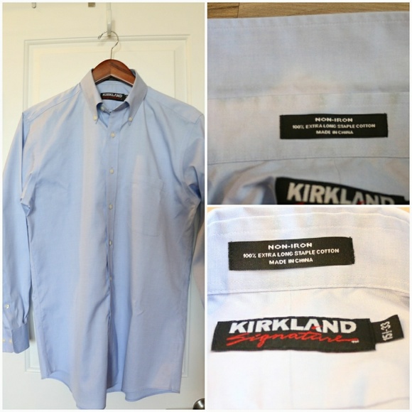 Solid Blue Dress Shirt - Picture 5 of 5